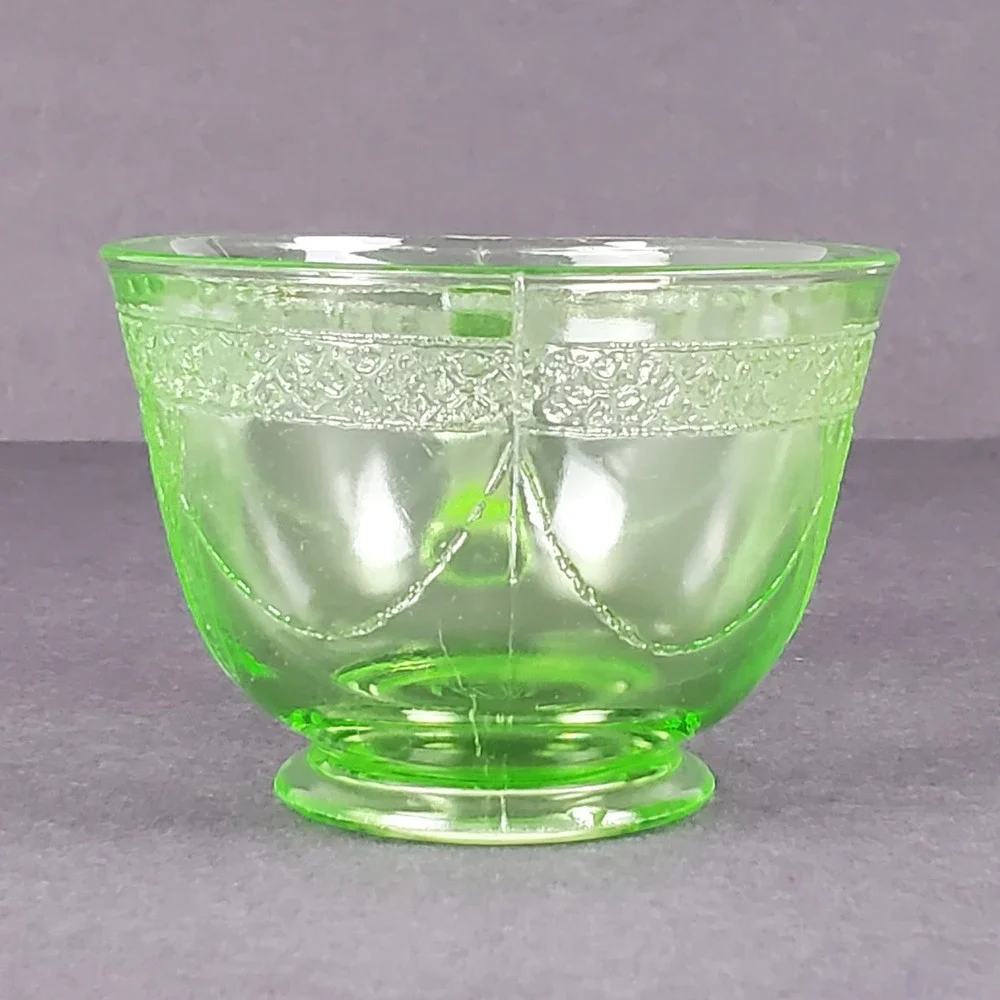 federal glass vintage green
